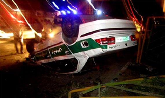 2 مامور انتظامی رودبار جنوب کرمان در سانحه واژگونی خودرو به شهادت رسیدند