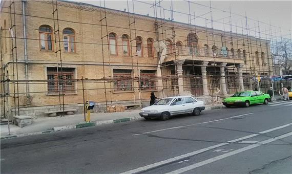 مرمت بنای تاریخی مهمانسرای دانشگاه امام علی (ع) درحصار ناصری به پایان رسید