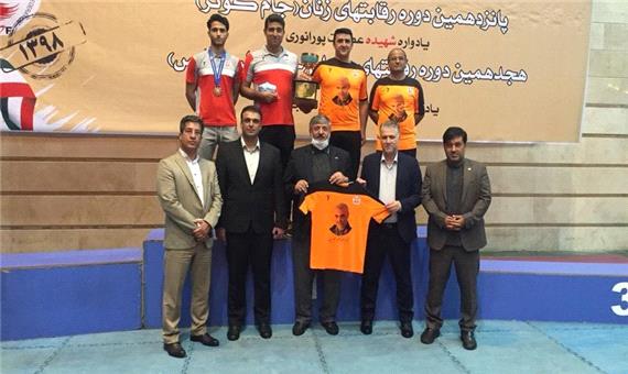 تیم تکواندو مس کرمان کاپ سومی لیگ برتر را دریافت کرد