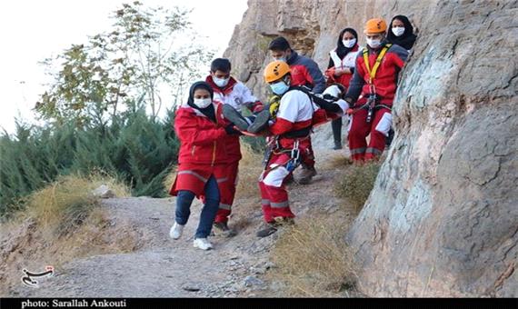 برگزاری رزمایش اطفاء حریق و امداد و نجات کوهستان در کرمان به روایت تصویر
