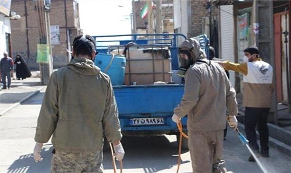 قرارگاه زیستی سپاه ثارالله کرمان دوشادوش کادر درمان در مبارزه با کرونا
