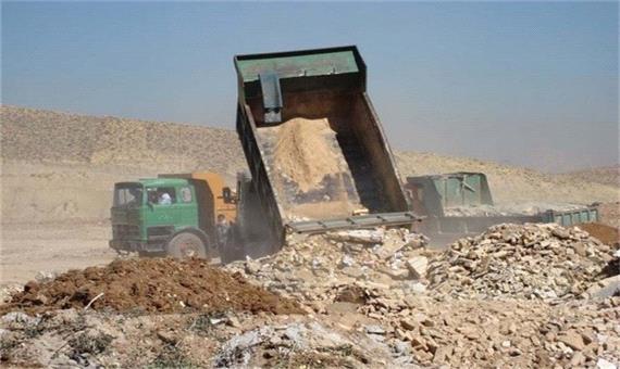جمع‌آوری روزانه 90 تن نخاله ساختمانی از منطقه سه کرمان