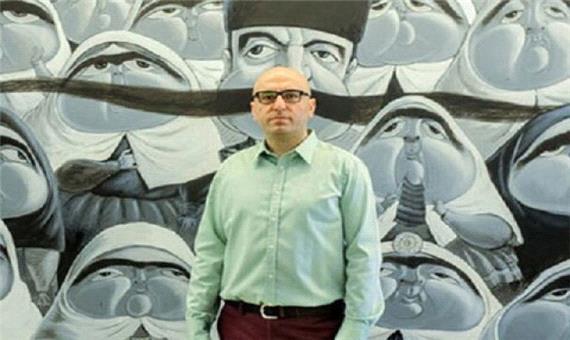 طرح «بزرگمهر حسین پور» برای کادر درمان بر روی دیوار جان گرفت+عکس
