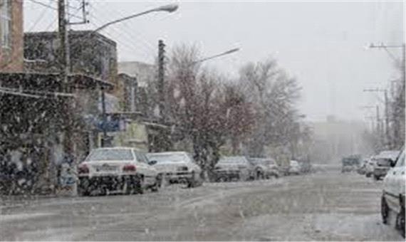 برف و باران در مسیر کرمان