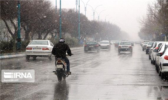 برف و باران در راه کرمان