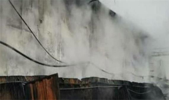 خسارت 2.5 میلیاردی آتش‌سوزی در کشتارگاه طیور لوشان