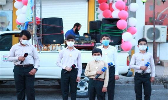 اجرای پاتوقی سرود در سطح شهر جیرفت