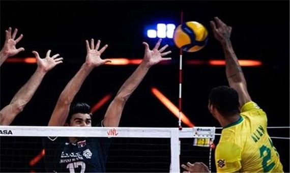 تیم والیبال ایران بازنده سربلند مقابل برزیل
