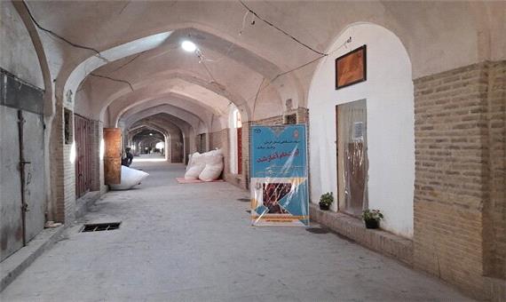 عملیات مرمتی بازار قلعه محمود کرمان آغاز شد