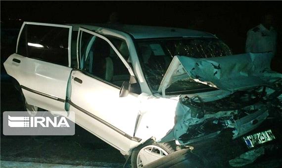 سانحه رانندگی محور شرف آباد به زنگی آباد کرمان 6 مصدوم بر جا گذاشت