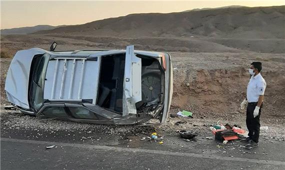 5 مصدوم نتیجه حادثه رانندگی در محور بم-کرمان