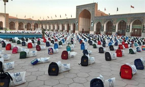 توزیع 4500 بسته معیشتی و لوازم التحریر در کرمان