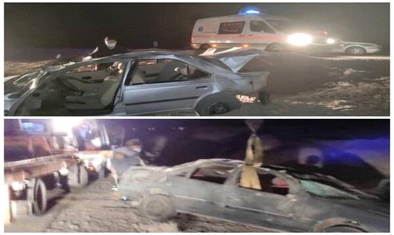 واژگونی 2 خودروی حامل اتباع غیرمجاز در رفسنجان/ 24 نفر مجروح شدند