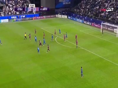 گل سوم الهلال به الشرطه توسط لئوناردو