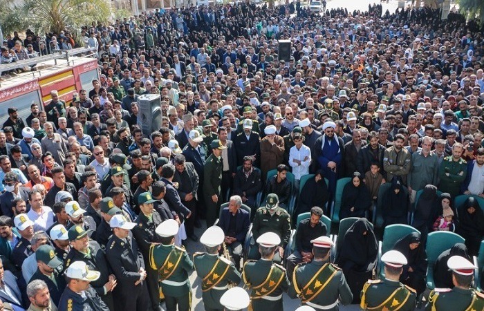 تشیع و تدفین شهیدمدافع امنیت در نرماشیر