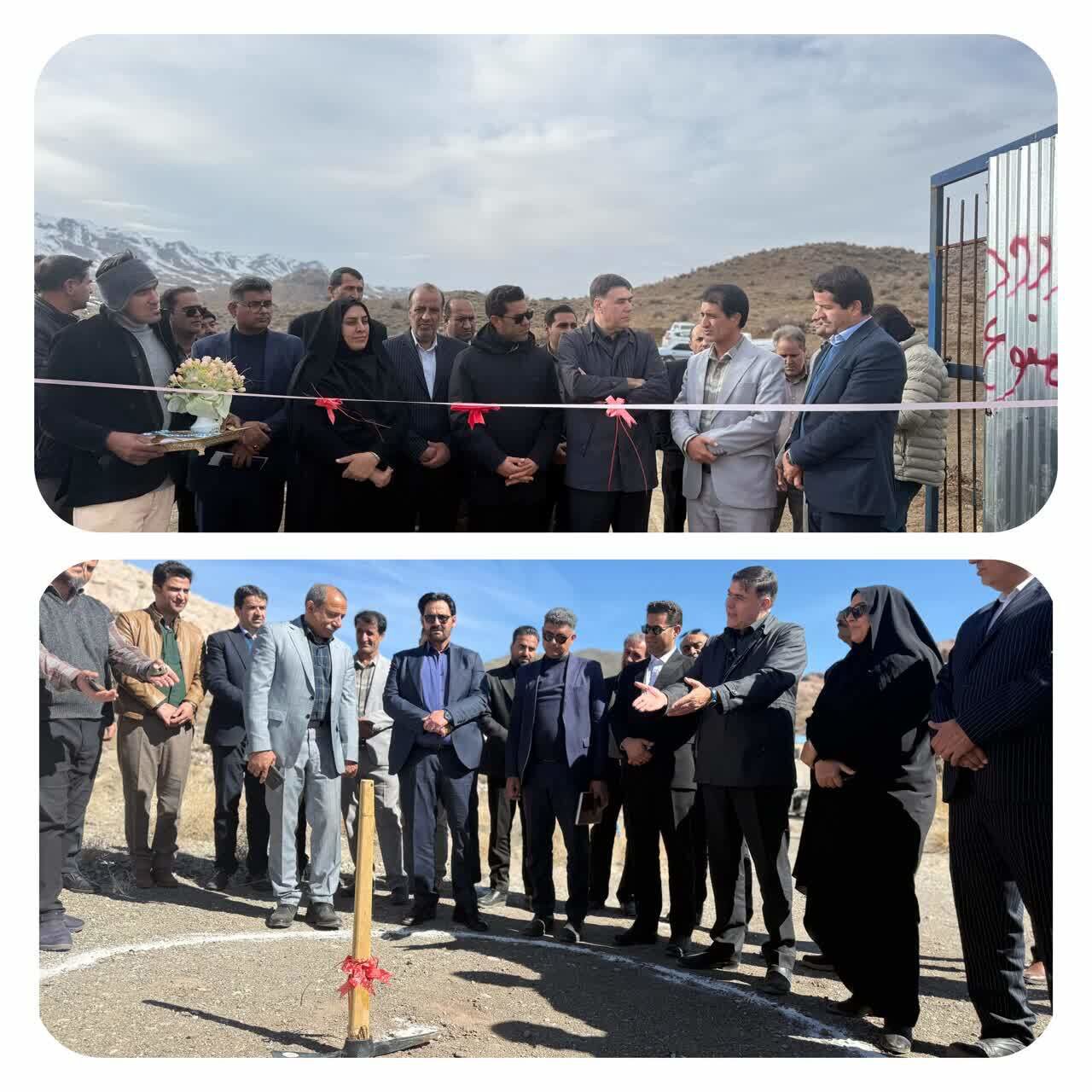 افتتاح و کلنگ‌زنی ۸۰ پروژه عمرانی در شهرستان بافت