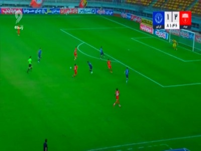 گل سوم فولاد به گل گهر توسط رزاق پور