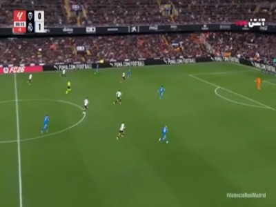 گل دوم رئال مادرید به والنسیا توسط امباپه