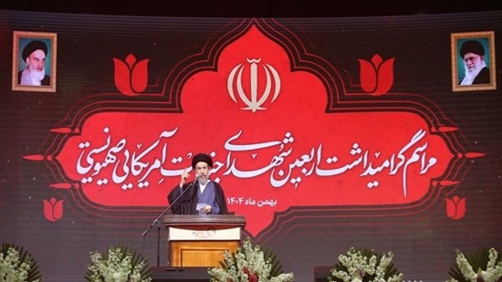 مراسم اربعین شهدا و جانباختگان فتنه صهیونی- آمریکایی اخیر برگزار شد