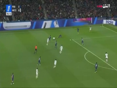 گل سوم پاری سن ژرمن به متز (راموس)