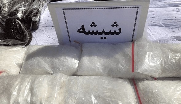 کشف ۴۹۵ کیلوگرم موارد مخدر شیشه در سیرجان