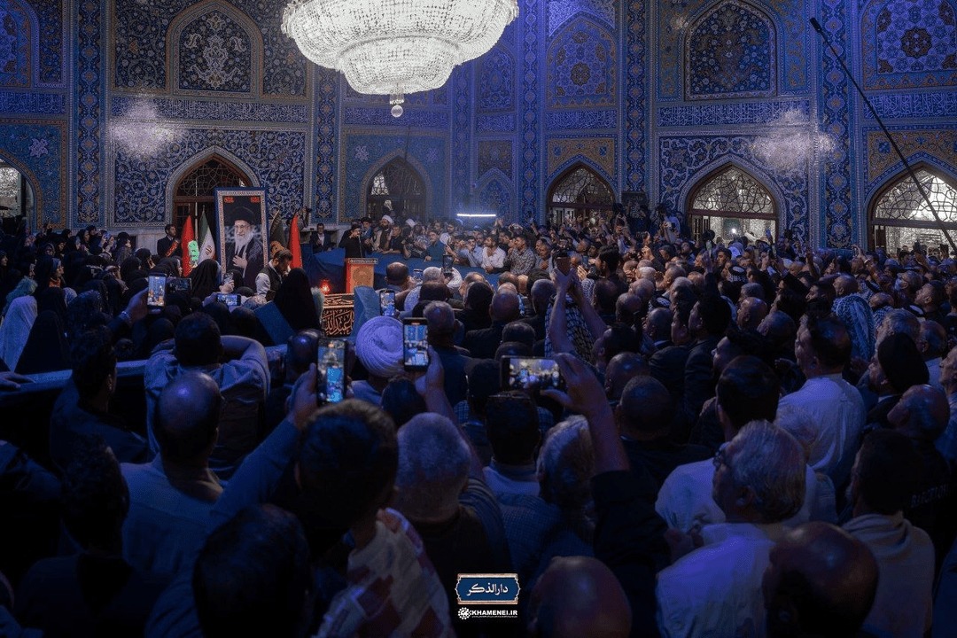حضور موکب‌داران عراقی در رواق دارالذکر