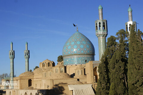 آغاز مرمت گنبد آرامگاه شاه نعمت‌الله ولی ماهان