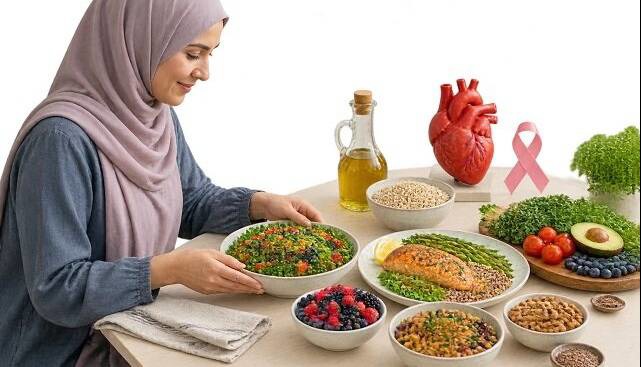 ارتباط الگوهای غذایی با کاهش خطر بیماری قلبی پس از سرطان